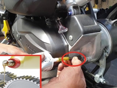 Nhớt láp xe tay ga và khi nào cần thay nhớt láp?